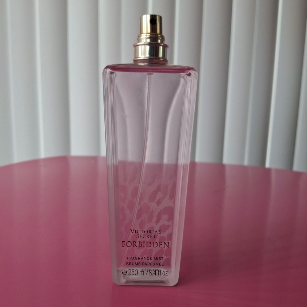 Victoria's Secret FORBIDDEN Fragrance Mist 8.4oz Pink Leopard Body Spray Rare